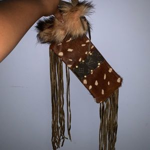 Reupholstered LV Wristlet